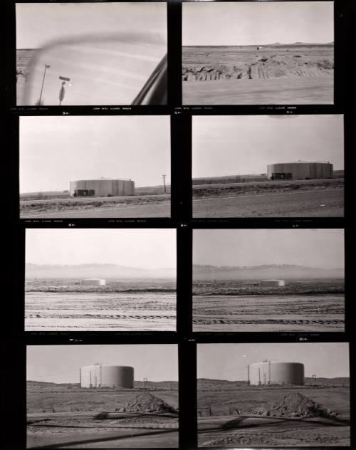 Untitled (Contact sheets of negatives from survey project)