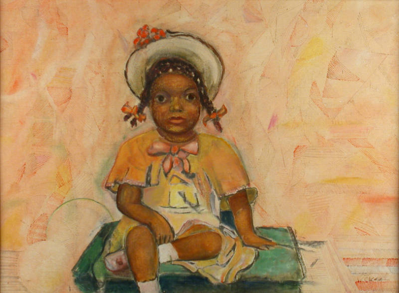 Teresa Bakos, Petunia, n.d., 17 x 23 in. Collection of the New Mexico Museum of Art. Gift of th…