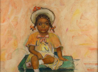 Teresa Bakos, Petunia, n.d., 17 x 23 in. Collection of the New Mexico Museum of Art. Gift of th…