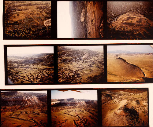 Untitled (contact sheets of negatives from survey project with index sheets)