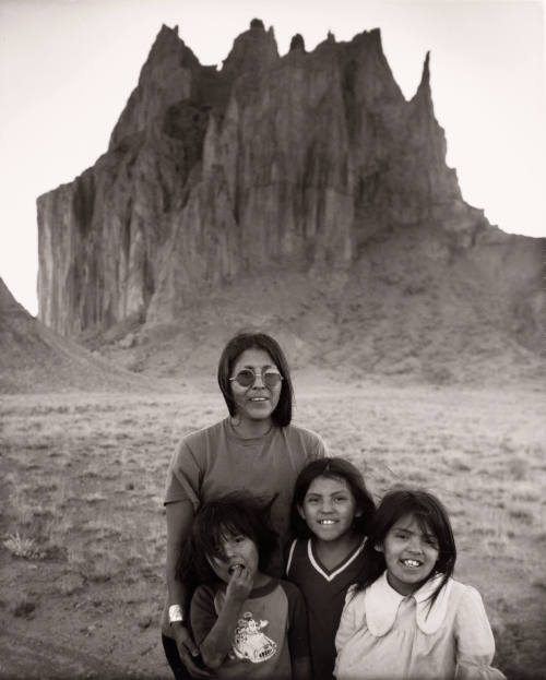 Mary White Eagle and Family, Shiprock, New Mexico
