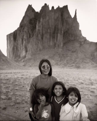 Mary White Eagle and Family, Shiprock, New Mexico