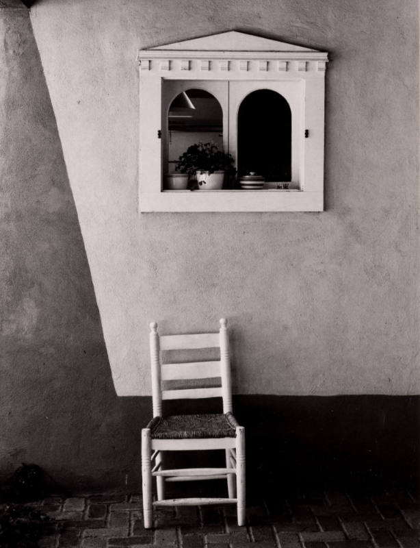 Chair and Window, Tesuque, New Mexico