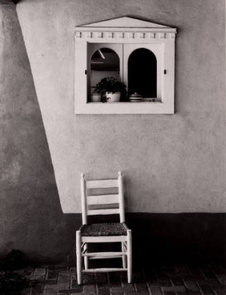 Chair and Window, Tesuque, New Mexico