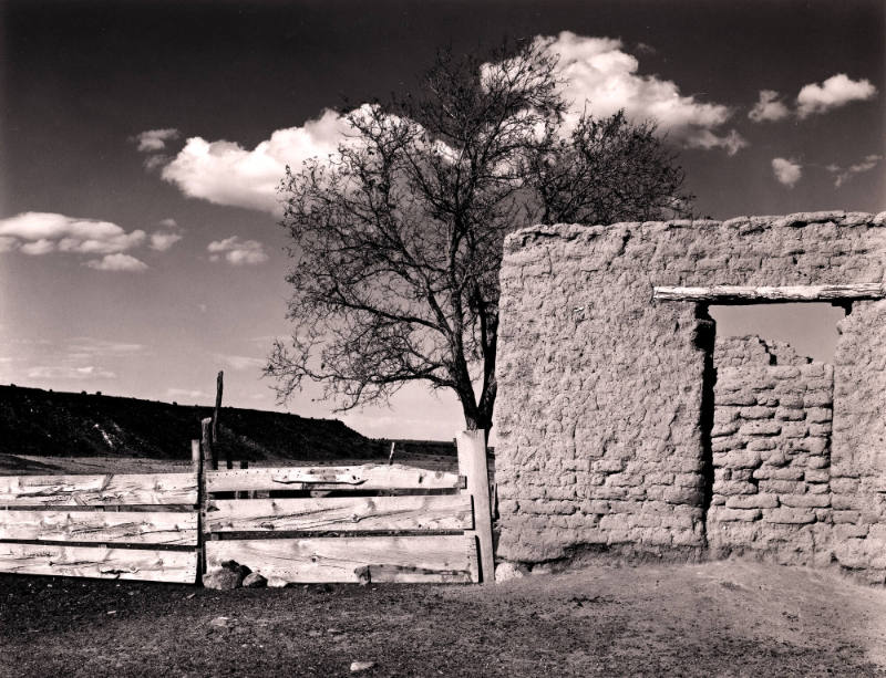 Adobe and Corral, Cienaguilla, New Mexico