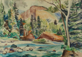 River View of Barded Peak