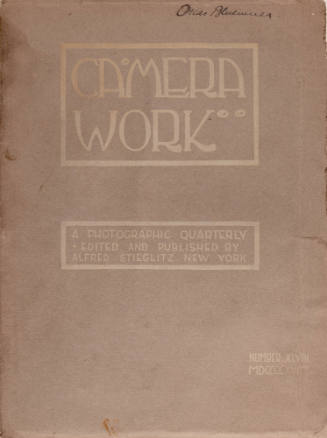 Camera Work a Photographic Quarterly (XLVIll)