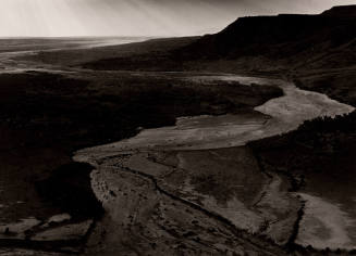 Untitled (Landscape with mesa and river)