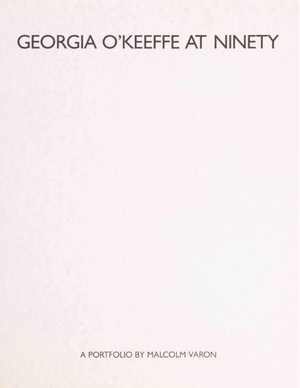 Georgia O'Keeffe at Ninety