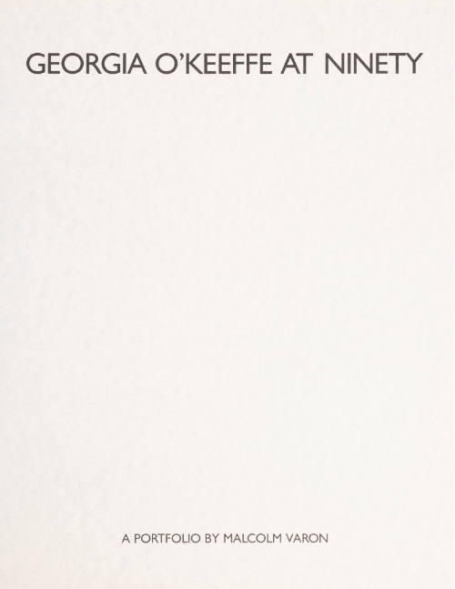 Georgia O'Keeffe at Ninety