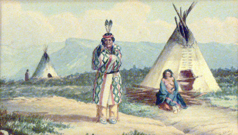 Untitled (Illustration of Southwestern Indian Life)