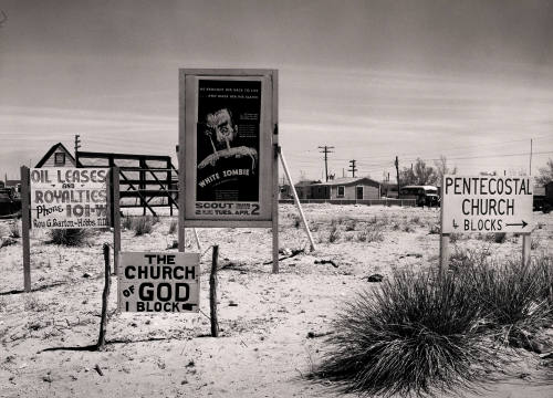 Signs In The Oil Town Of Hobbs, New Mexico