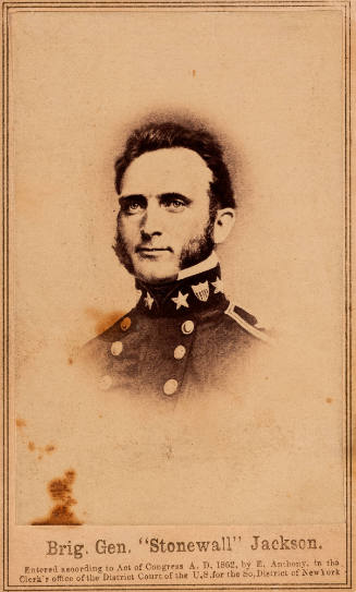 Brigadier General "Stonewall" Jackson