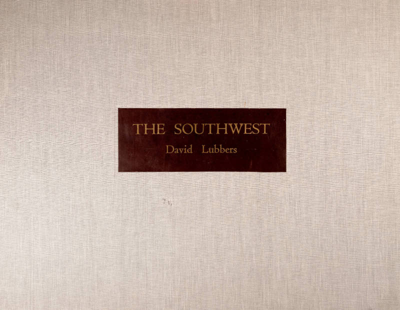 The Southwest:  Portfolio Box and Frontispiece