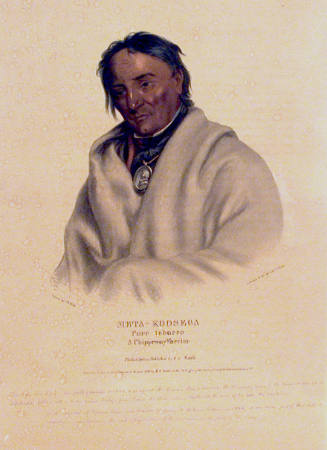 Meta-Koosega (Pure Tobacco) a Chippeway Warrior