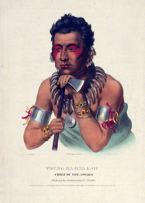 Young Ma-Has-Kah (Chief of the Ioways)
