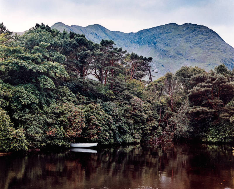 Renvyle, Ireland, Boat in Stream