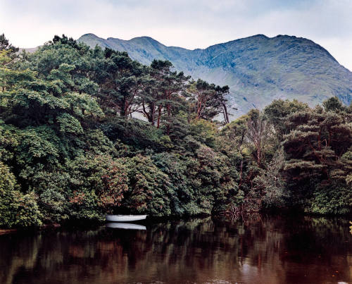 Renvyle, Ireland, Boat in Stream