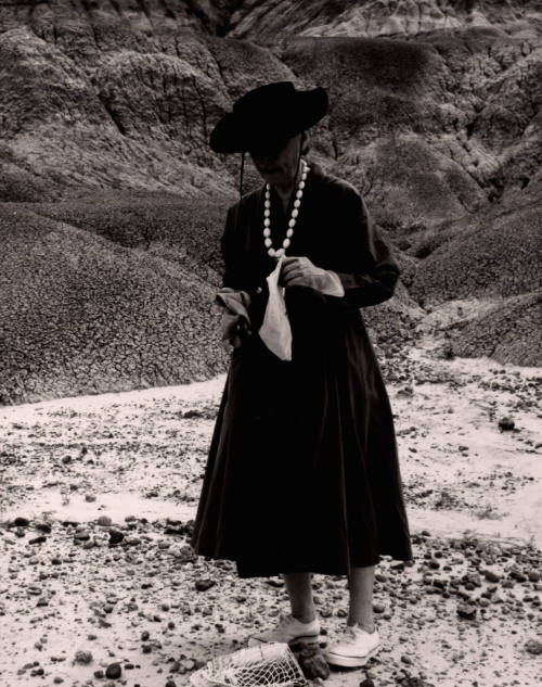 Georgia O'Keeffe at the "Black Place"