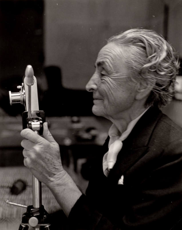 Untitled (O'Keeffe with camera), New Mexico