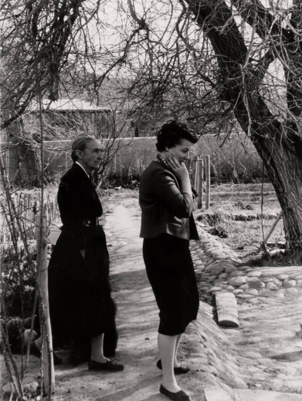 Georgia O'Keeffe and Cynthia Kellog, Abiquiu, New Mexico