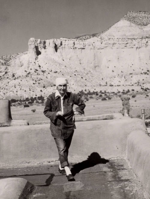 Untitled (O'Keeffe at Ghost Ranch), New Mexico