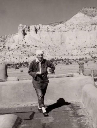 Untitled (O'Keeffe at Ghost Ranch), New Mexico