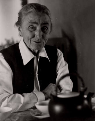 Untitled (O'Keeffe with tea)