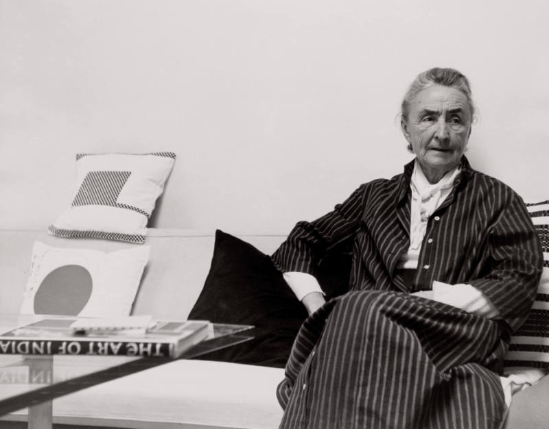 Untitled (O'Keeffe on Couch)