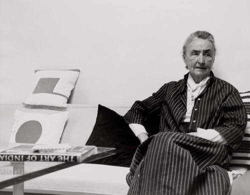 Untitled (O'Keeffe on Couch)