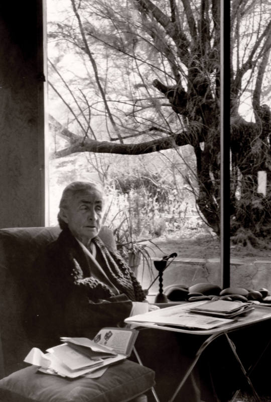 Untitled (Georgia O'Keeffe at home, Abiquiu)