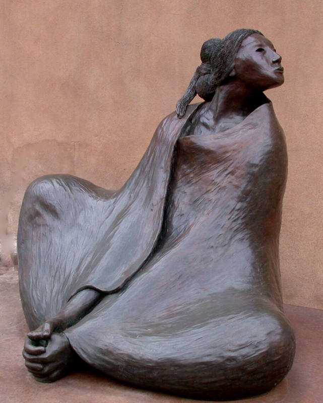 Seated Navajo Woman