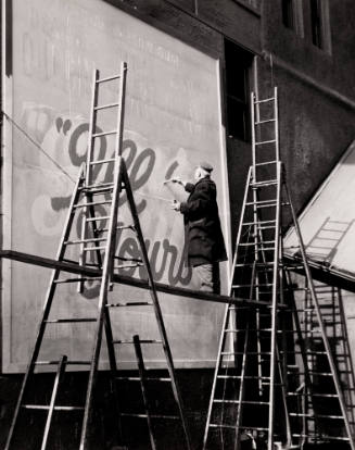 Sign Painter, Times Square, New York