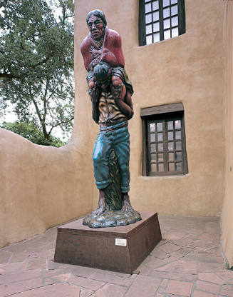 Luis A. Jiménez Jr., Border Crossing, 1989, polychrome fiberglass, 128 x 40 x 55 in. Collection…