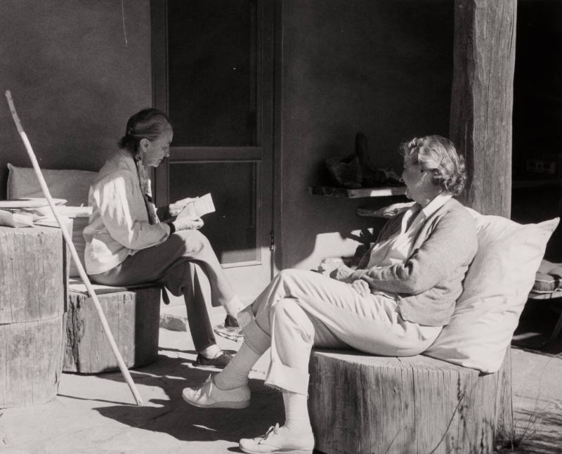 Georgia O'Keeffe and Her Sister, Kathryn