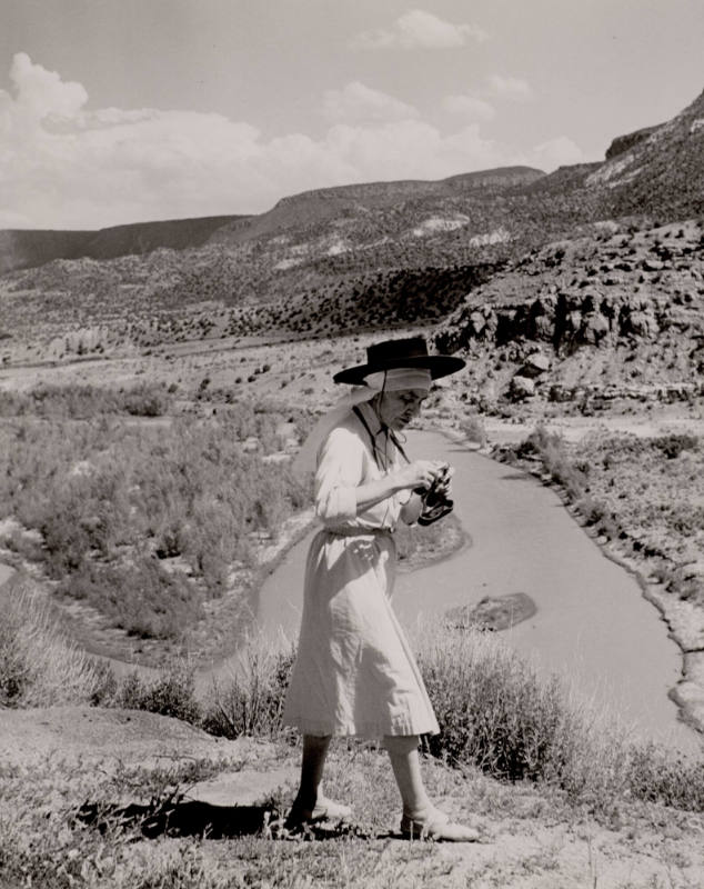 O'Keeffe Near Abiquiu, Chama River