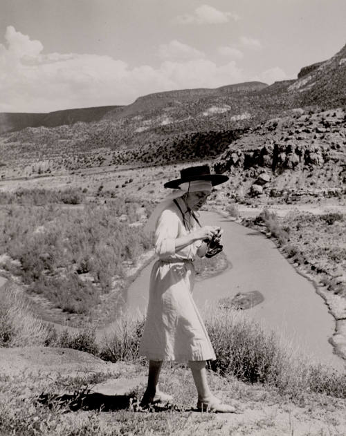 O'Keeffe Near Abiquiu, Chama River