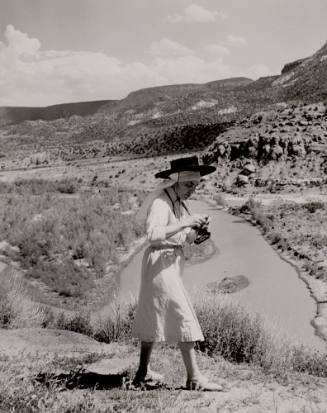 O'Keeffe Near Abiquiu, Chama River