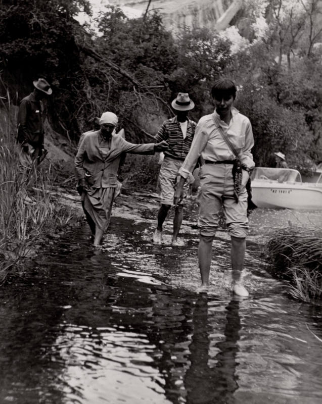 The Walking is Mostly Through Shallow Water on The Trek to the Cathedral