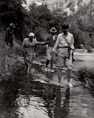The Walking is Mostly Through Shallow Water on The Trek to the Cathedral