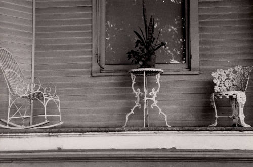 Porch of House in the Old River Town, Cairo, Illinois