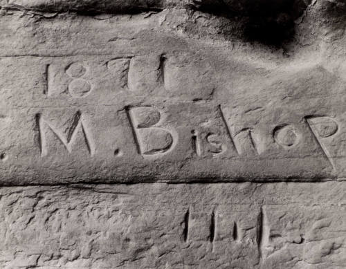 In Music Temple, Glen Canyon (Bishop Inscription)