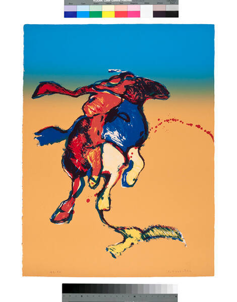 Indian on Galloping Horse - After Remington