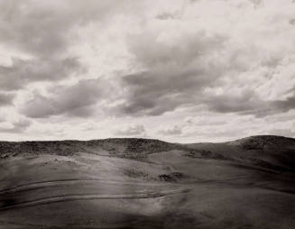 Wheel ruts of the Old Oregon Trail Seen from the Highway...