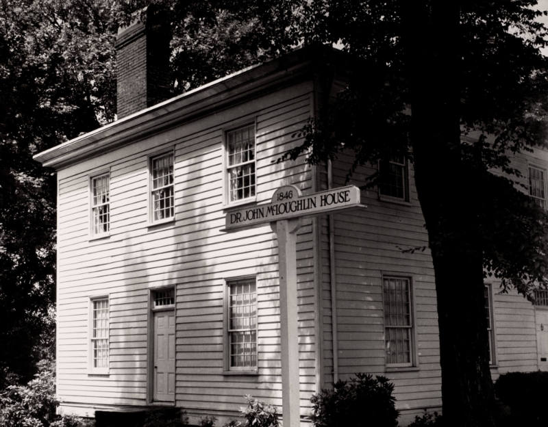 The Dr. John McLoughlin House in Oregon City, Oregon