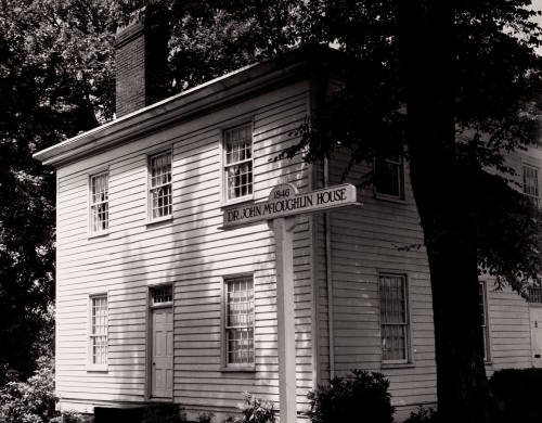 The Dr. John McLoughlin House in Oregon City, Oregon