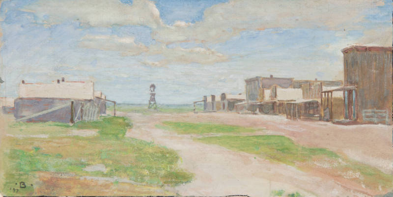 Untitled (town on the plains)