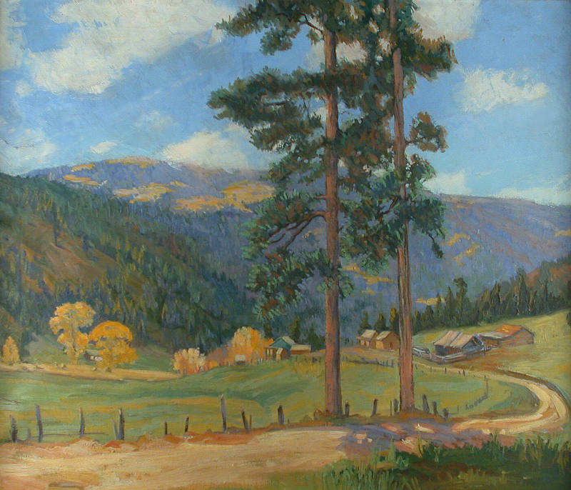 Untitled Landscape - Mountain Valley