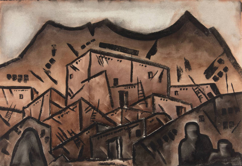 Pueblo (3 figures)