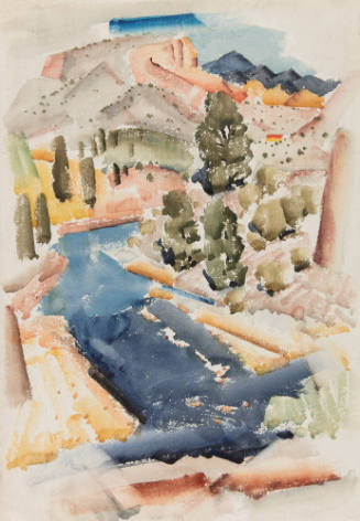 Untitled (Landscape with a Stream)